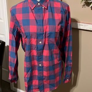 Men’s JCrew long sleeve button down shirt size small